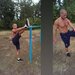 В этом месте на ноге Найз гель мне помог очень быстро от растяжения мышцы.