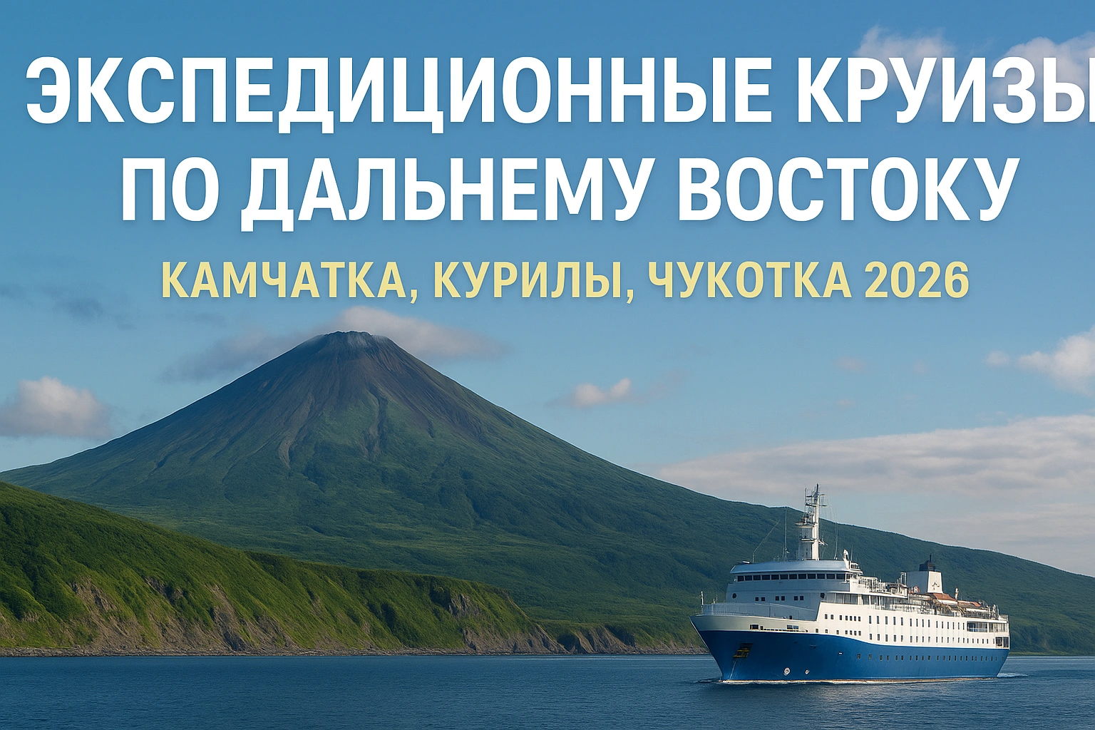 Экспедиционные круизы по Дальнему Востоку России — Камчатка, Курильские острова, Сахалин и Чукотка