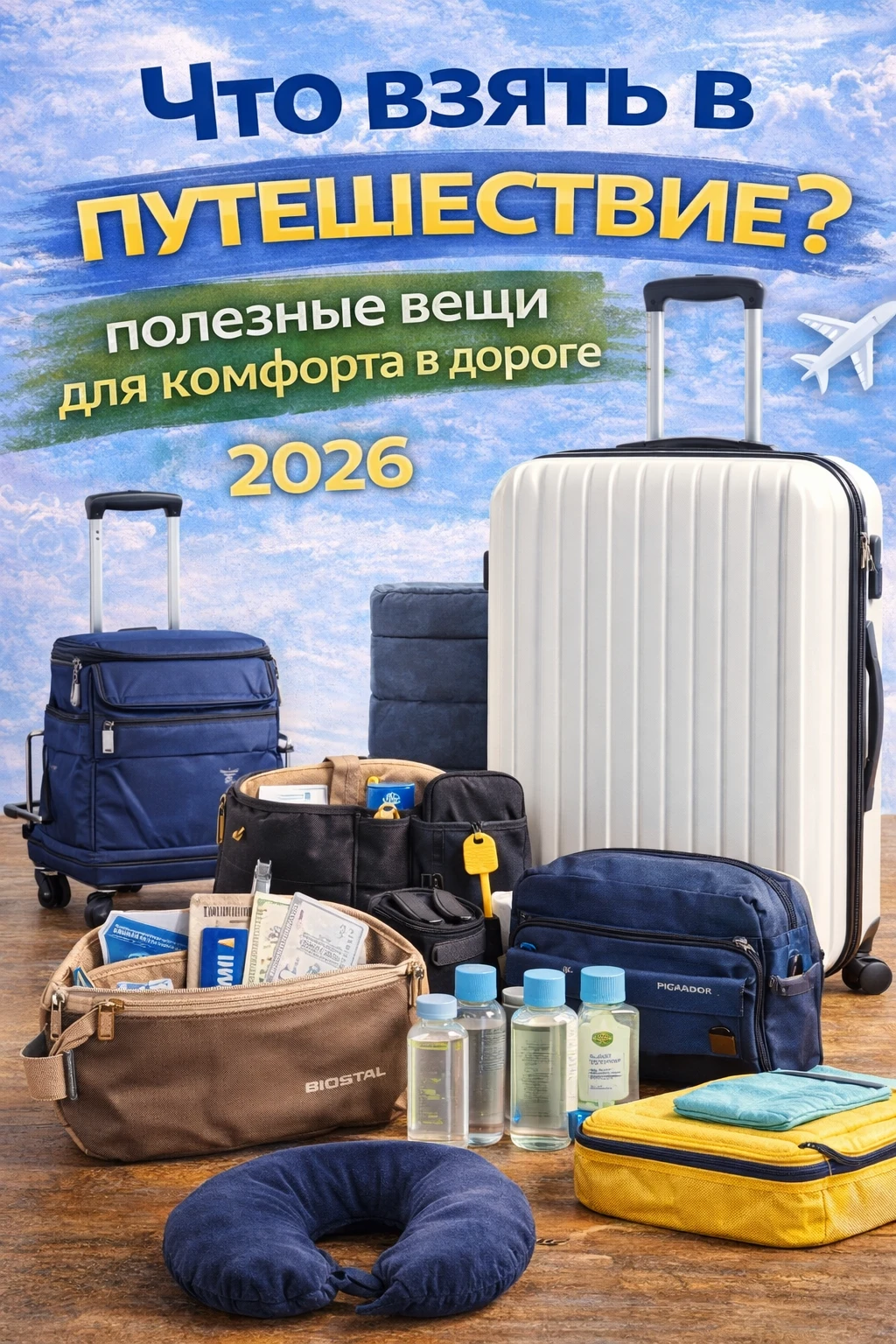 что взять в путешествие полезные вещи чемодан аксессуары комфорт в дороге 2026