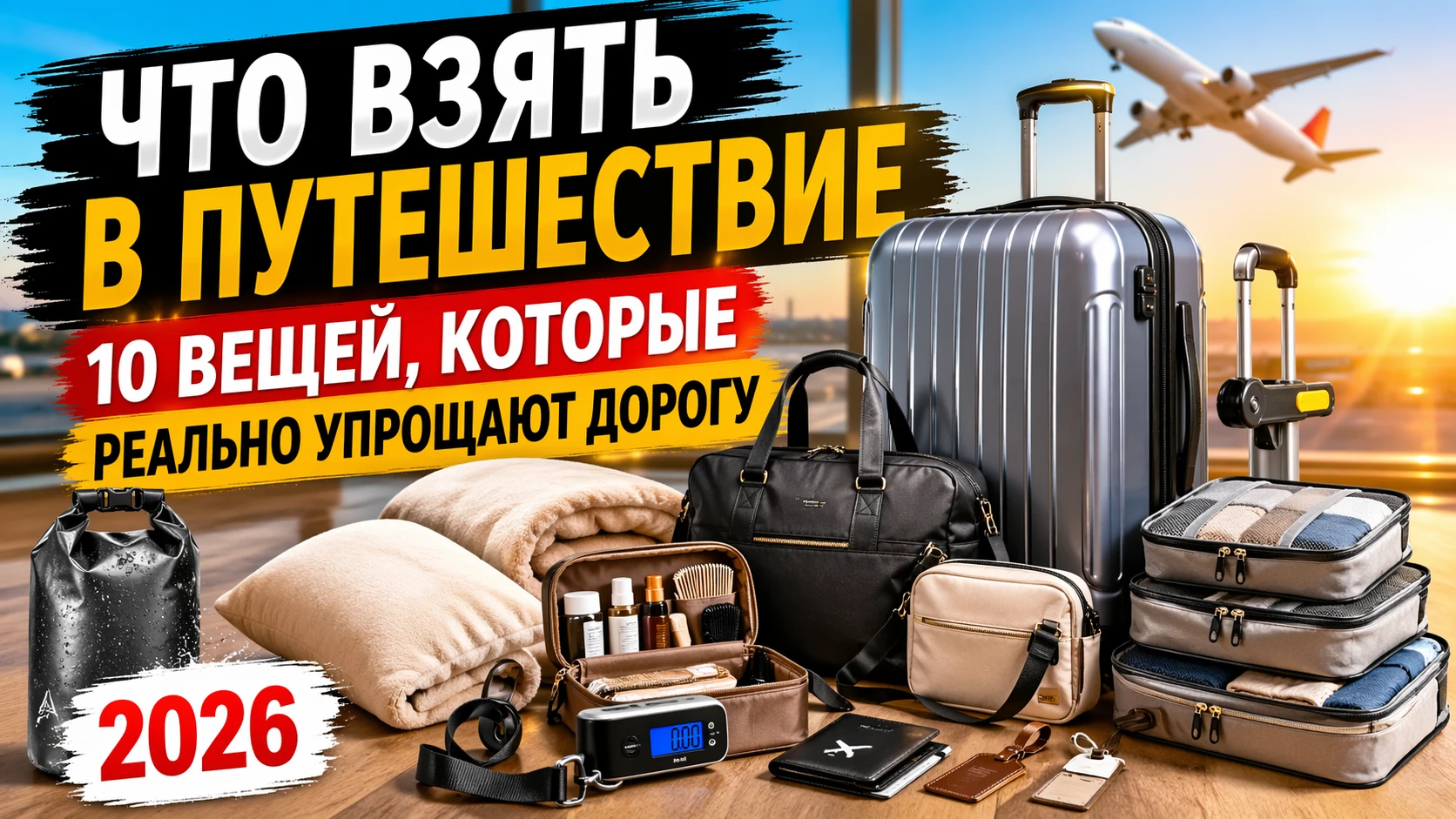 что взять в путешествие 2026 список вещей чемодан сумки органайзеры аксессуары в дорогу