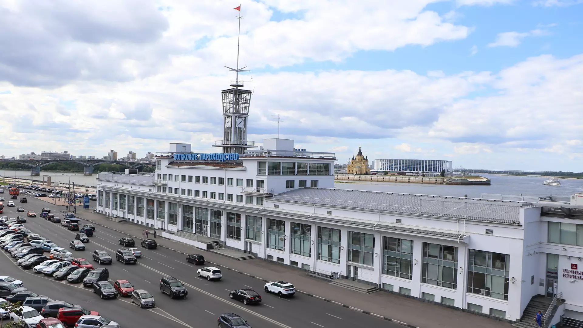 Речной вокзал в Нижнем Новгороде Достопримечательности Нижнего Новгорода