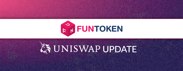 Обновления FUNTOKEN на UNISWAP.