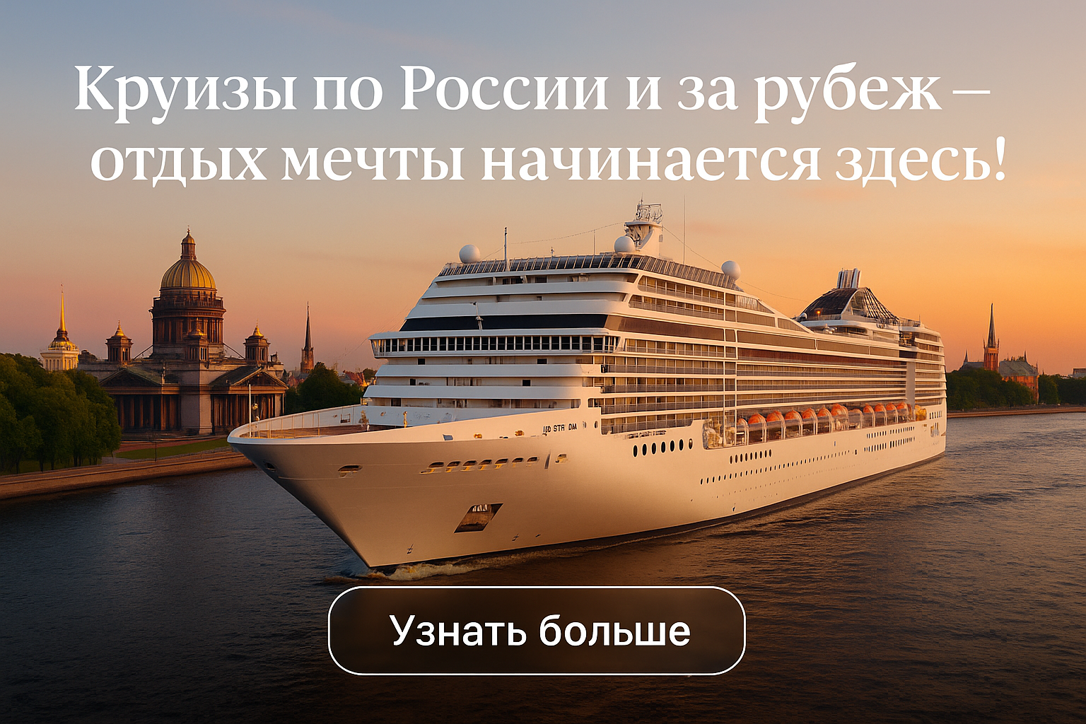 КРУИЗЫ речные и морские по России СНГ и Зарубежью