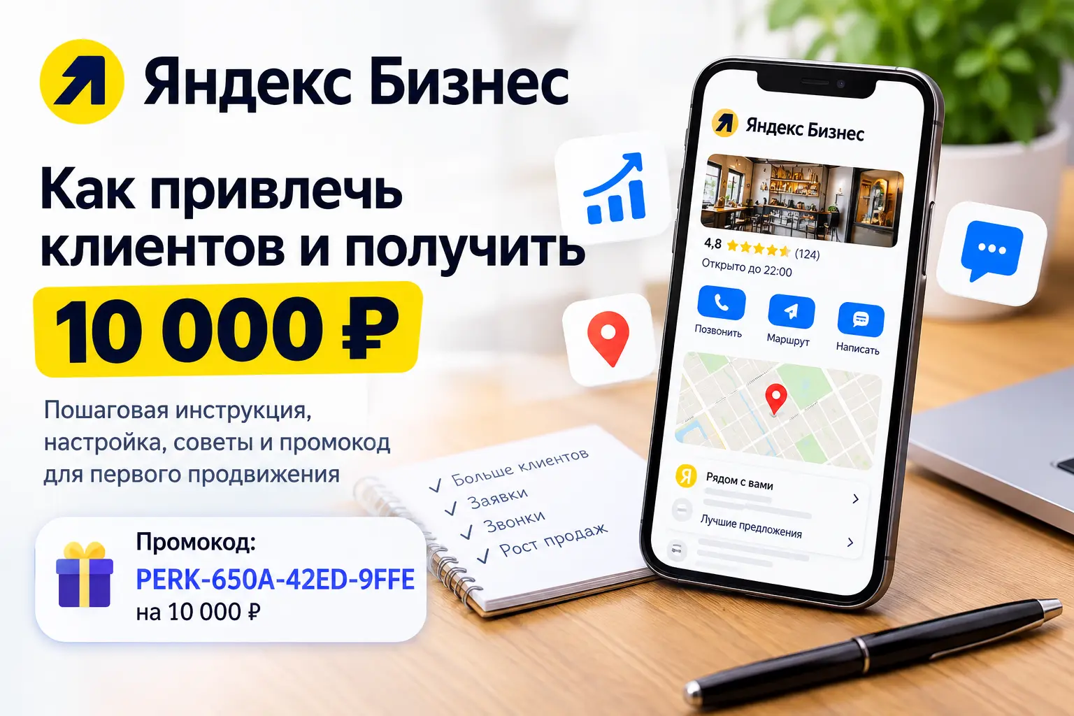 Яндекс Бизнес &mdash; продвижение компании и привлечение новых клиентов