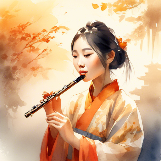Путешествия, Китайская девушка с флейтой